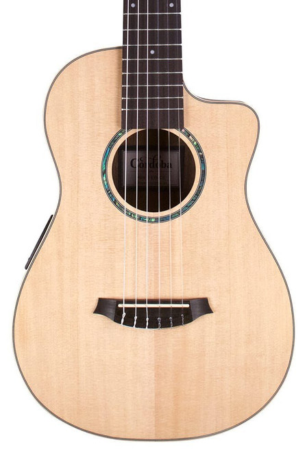 B Stock : Cordoba Mini II EB-CE Travel Nylon-String Acoustic Guitar - 417591-Mini-ll-EB-CE_hero.jpg