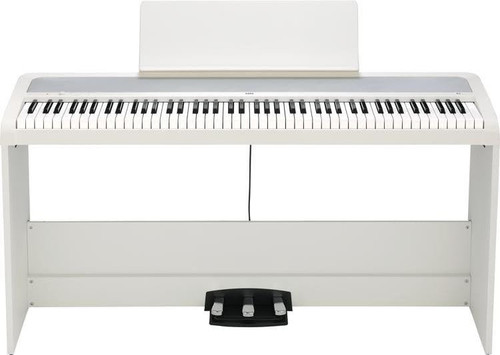 Korg B2 Digital Piano in White With Stand & Pedalboard - 344642-B2SPWT-large.jpg