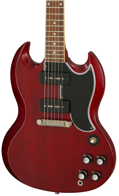 Gibson Custom Shop 1963 SG Special Reissue Lightning Bar VOS Cherry Red  - 372536-SGSP63VOCHNH1_front1.jpg