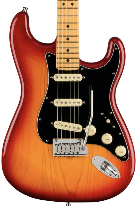 B Stock : Fender American Ultra Luxe Stratocaster in Plasma Red Burst - 426397-Untitled.jpg