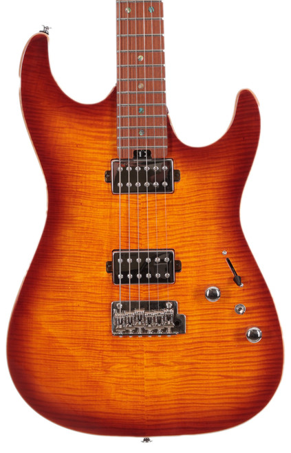 B Stock : Soloking MS-1 Custom Flame Maple Top Electric Guitar in Bengal Burst - B-MS-1CUSTO-0014 (2).jpg