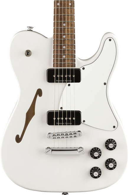 B Stock : Fender Jim Adkins Signature JA-90 Telecaster Thinline In White - 373420-Fender Jim Adkins JA-90 Telecaster Thinline White 1.jpg