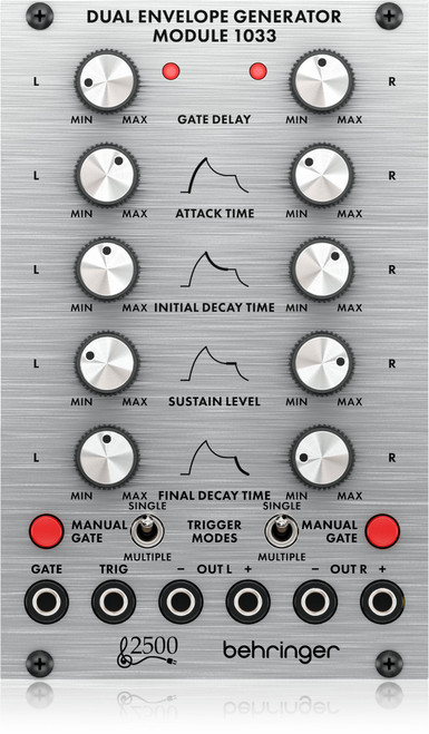 Behringer 2500 Series - Dual Envelope 1033 With Gate Delay - Eurorack Module - 461973-000-E9200-00010.jpg