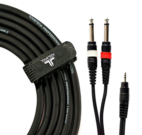 TourTech 10ft/3m Y Cable Stereo 1/4" to Mini Jack - 339395-1560857798161.jpg