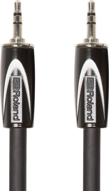 Roland 3.5mm TRS Jack to 3.5mm TRS Jack (Aux) Interconnect Cable, 10ft / 3m in Black - 388263-rcc-5-3535_gal.jpg
