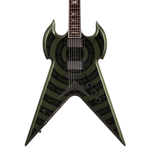 Wylde Audio Warhammer NT Norse in Dragon Bullseye Metallic Green - SCH-GTR-4581SNT  -  WA24050079  (2).jpg