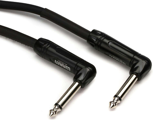 Warm Audio Pro Series Both Ends RightAngle Instrument Cable 1 inch 0.3 meters - PRO-TS-2RT-1-Warm_Audio_Premier_Series_Studio_and_Live_XLR_Cable_feet_inch_15.2_meters.jpg