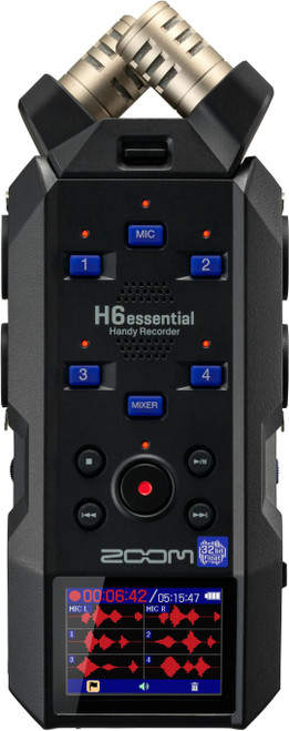 Zoom H6e Portable Recorder - H6E-Zoom_H6e_Top.jpg