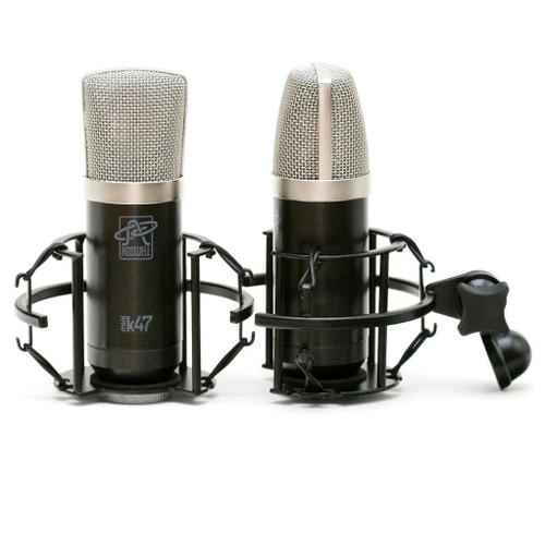 Roswell Pro Audio Mini K47 Matched Pair Condenser Microphones - ROS-MINIK47MP-Rosswell_MiniK47_Microphone_Matched_Pair_Front.jpg