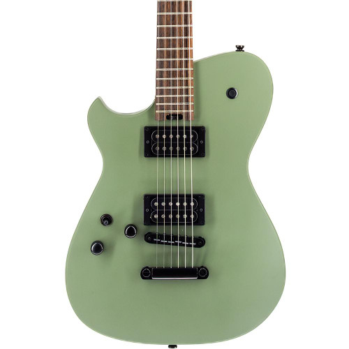 Manson Meta Series MBM-2H Matt Bellamy Signature Left Handed Electric Guitar in Satin Olive Green - MBM-2H-B-LHSOG-Hero.jpg