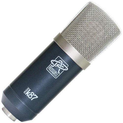 Roswell Pro Audio Mini K87 Condenser Microphone - ROS-MINIK87-Rosswell_MiniK87_Microphone_Front.jpg