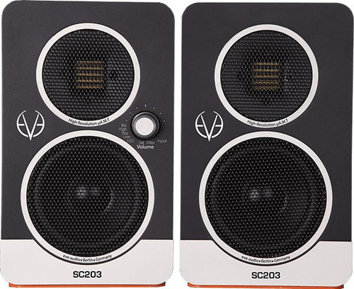 Eve Audio 2-Way 3 Inch Stereo Desktop Speaker Set Studio Monitor - SC203SET-Eve_Audio_SC203SET_Front.jpg