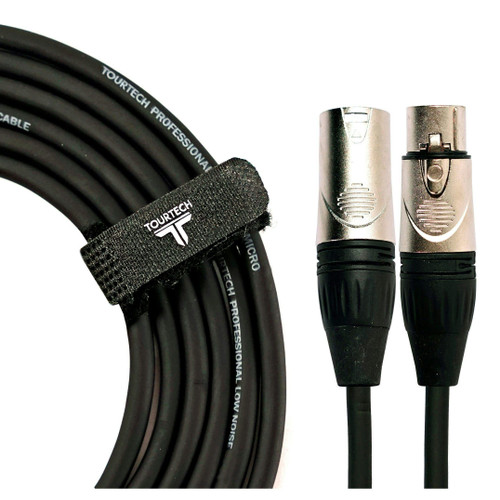 Tourtech 10ft / 3m Deluxe Male Microphone XLR Cable - 435564-1615284374420.jpg