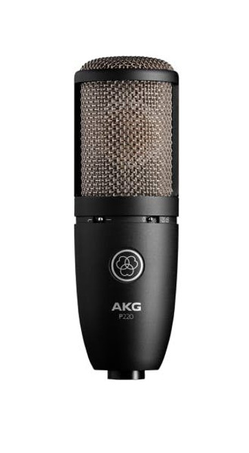 AKG Project Studio P220 Large Diaphragm Condenser Microphone - 59037-P220_frontal.jpg