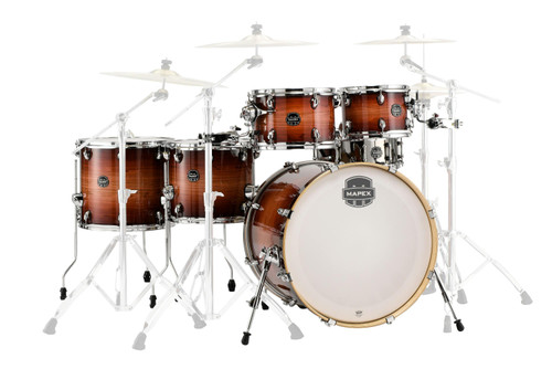 Mapex Armory Rock Fusion 6 Pce with Tomahawk Snare in Red Wood Burst with Chrome Fittings - 350158-1566481512135.jpg