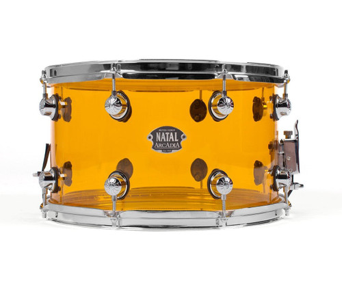 Natal Arcadia Acrylic 14 x 6.5 Acrylic Snare Drum in TransOrange - 115287-tmp7724.jpg