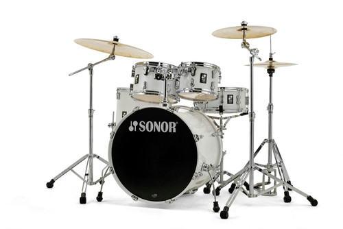 Sonor AQ1 Stage Set in Piano White - 289149-AQ1 Stage Set Piano White left side view.jpg