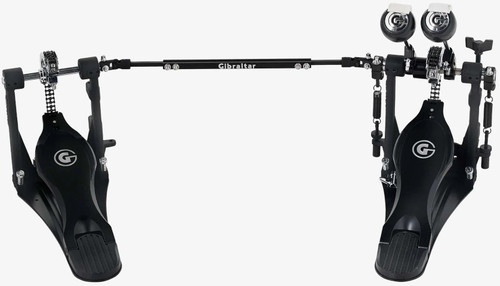 Gibraltar 9000 Series Stealth G Drive Double Pedal, Chain Drive - 9811SGD-DB-Gibraltar_9000_Double_Stealth_Front.jpg