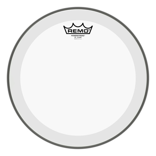 Remo 12" Powerstroke 4 Clear Tom / Snare Head with Double Layer - 453046-P4-0312-BP.jpg