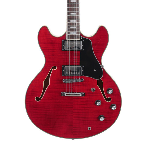 Sire Larry Carlton H7 Semi-Hollow Electric Guitar in See Through Red - H7STR-H7STR-2.jpg