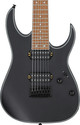 Ibanez RG7421EX-BKF 7-String Electric Guitar in Black Flat - RG7421EX-BKF-RG7421EX-black-flat-hero.jpg
