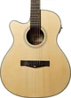 EastCoast G1CEL Left Handed Grand Auditorium Electro Acoustic Guitar In Natural - 347388-G1CEL Satin Natural LH Front1.jpg