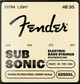 Fender SubSonic 5250 Short Scale Nickel-Plated Steel Bass Strings 40-95 - 0735250402-1.jpg