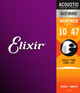 Elixir Bronze Nanoweb - Extra Light / 10-47 Acoustic Strings - 158399-11002-Front.jpg
