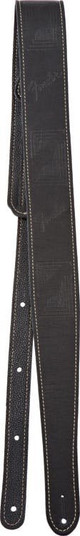 Fender Monogrammed Leather Guitar Strap in Black - 23269-0990681006.jpg