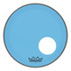 Remo Powerstroke 3 Colortone Bass Drum Head - Blue - 18" - with 5" Offset Hole - 449181-P3-1318-CT-BUOH.jpg