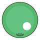 Remo Powerstroke 3 Colortone Bass Drum Head - Green - 22" - with 5" Offset Hole - 449503-P3-1322-CT-GNOH.jpg