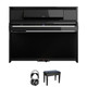 Roland LX-6-PE Home Piano in Polished Ebony Bundle with Headphones and Bench - BUN-LX6PE-STAND.jpg