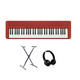 Casio CT-S1 Digital Piano in Red Bundle - _BUN-CT-S1RDC5-redbundle.jpg