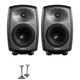 Genelec 8040 Studio Monitor Bundle with Stands - 432578-BUN-GE8040.jpg