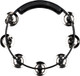 Meinl 8in Tour Tambourine Single Row Stainless Steel Jingles Black - HTT8BK-HTT8BK_3.jpg