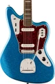 Squier Limited Edition Classic Vibe '70s Jaguar in Blue Sparkle, Matching Headstock - 0374093513 (2).jpg