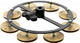 Meinl Artist Series Benny Greb Sand 5in HiHat Tambourine Sand Blasted Brass Jingles - HTHHBG.jpg