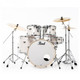 Pearl Export 22" Acoustic Drum Kit in Slipstream White - Pearl Export 5 pc Drum Set in Slipstream White 1.jpg
