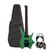 HILS NEXT HN5 Headless Electric Guitar Satin Green Silent Practice Bundle - HN5S-NS-MEG.jpg