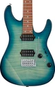 Ibanez AZ24S1F-TXB AZ Standard Series HH Electric Guitar in Transparent Turquiose Burst - AZ24S1F_TXB_5N_01_F.jpg
