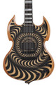 Wylde Audio Barbarian Rawtop Electric Guitar in Psychic Bullseye - SCH-GTR-4525 a.jpg