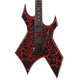 BC Rich Warlock Legacy with Kahler Trem Electric Guitar in Red Crackle - WARLEGACYNKRC (5).jpg