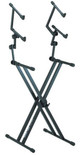 QUIKLOK QL623 Heavy duty, double-brace, 3 Tier X Stand - QL623-Quiklok_3-Tier_X-Stand.jpg