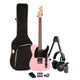 EastCoast T1 Electric Guitar Silent Bundle in Bubblegum Metallic with Headphone Amp & Accessories - _BUN-EC-T1-BGM-SIL.jpg