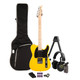EastCoast T1 Electric Guitar Silent Bundle in Ferrari Yellow with Headphone Amp & Accessories - _BUN-EC-T1-YEL-SIL.jpg
