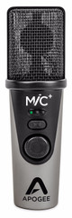 Apogee MiC Plus - USB microphone for iPad, iPhone, Mac and PC - 252334-Apogee-MiC-Plus-Front-Green-Light-Left.jpg