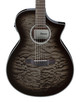 Ibanez AEWC16QA-TKH Electro-Acoustic Guitar in Transparent Black Sunburst High Gloss - AEWC16QA_TKH_5B_01_F.jpg