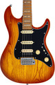 Sire S7 Ash Top Electric Guitar in Amber Burst - S7ATAB_1.jpg