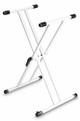 Gravity Double Braced Keyboard Stand X-Form - WHITE - GKSX2W-Gravity_Stands_Front.jpg
