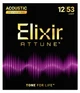 Elixir Attune Phosphor Bronze Acoustic Light 12-53 Guitar Strings - E21052_Attune_Acoustic_Front.jpg